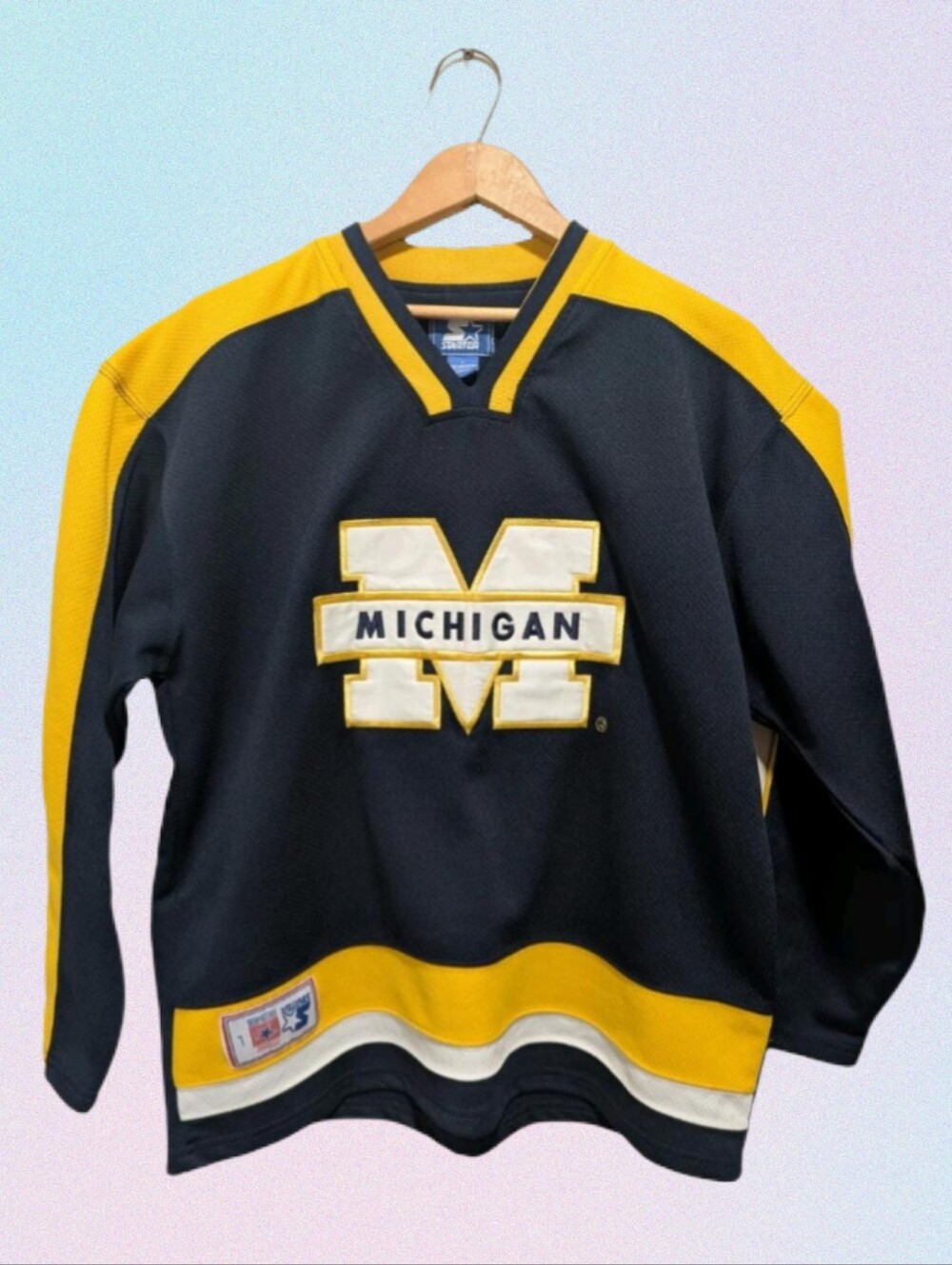 Michigan State Starter Hockey Jersey Size Large